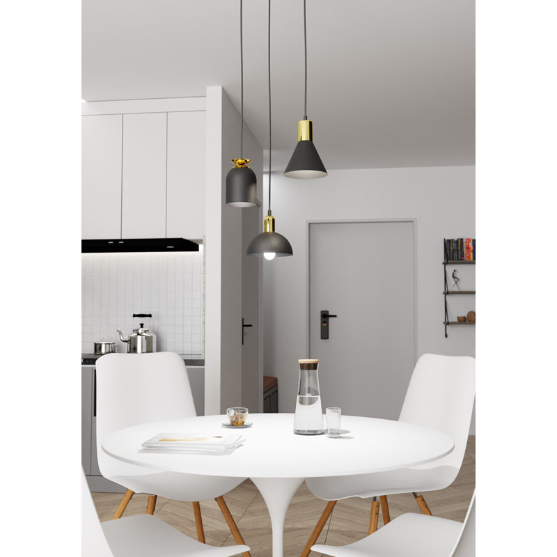 Akhiya 3 - Light Pendant, Matte Black
