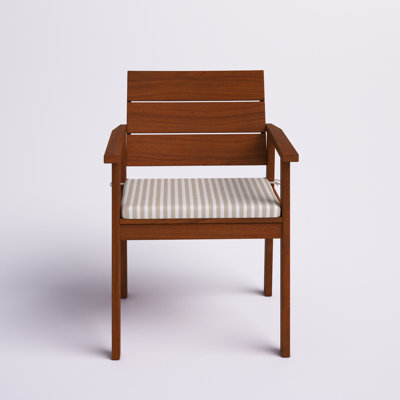 Alyisa Wood Patio Dining Chair by Lark Manor