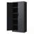 Metal Storage Cabinet With Doors And 4 Shelves