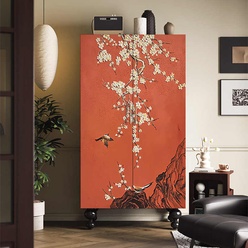 Armoire de chambre à coucher rétro et durable