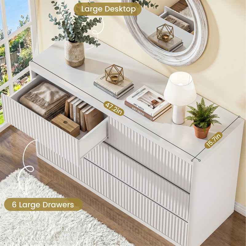 Ensemble de chambre à coucher 3 pièces, White