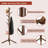 Coat Rack, Coat Racks Freestanding With 8 Hooks 3 Adjustable Heights For Clothes, Hats, Handbags, Coat Tree Easy Assembly For Entryway, Bedroom, Hallway, Office(Brown)