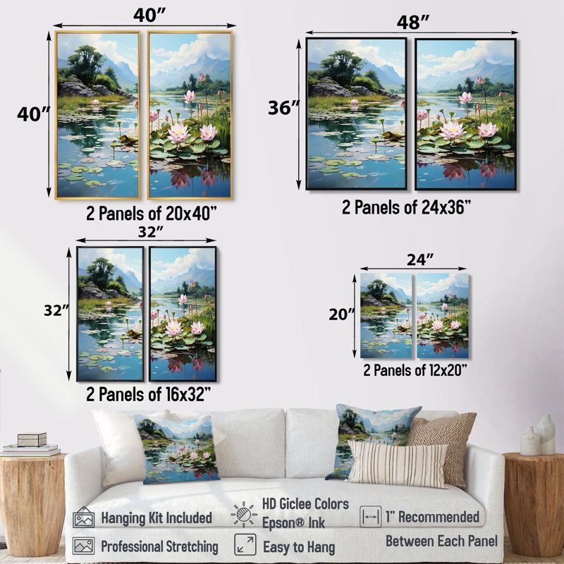 China Art Jade Lotus II - Global Canvas Wall Art, 32" H x 32" W, Wrapped Canvas, Does Not Apply