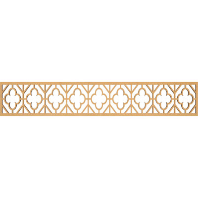 46 5/8"W x 8"H x 3/8"T Hazelton Fretwork Moulding, Raw MDF