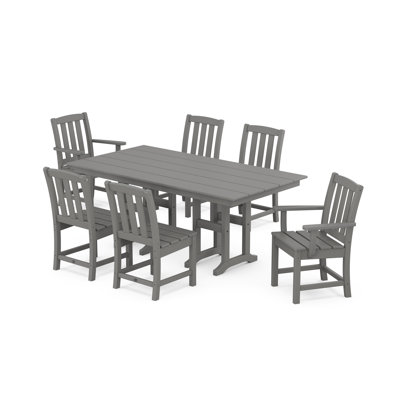 Cape Cod 7-Piece Farmhouse Dining Set -  Trex Outdoor, TXS2025-1-SS