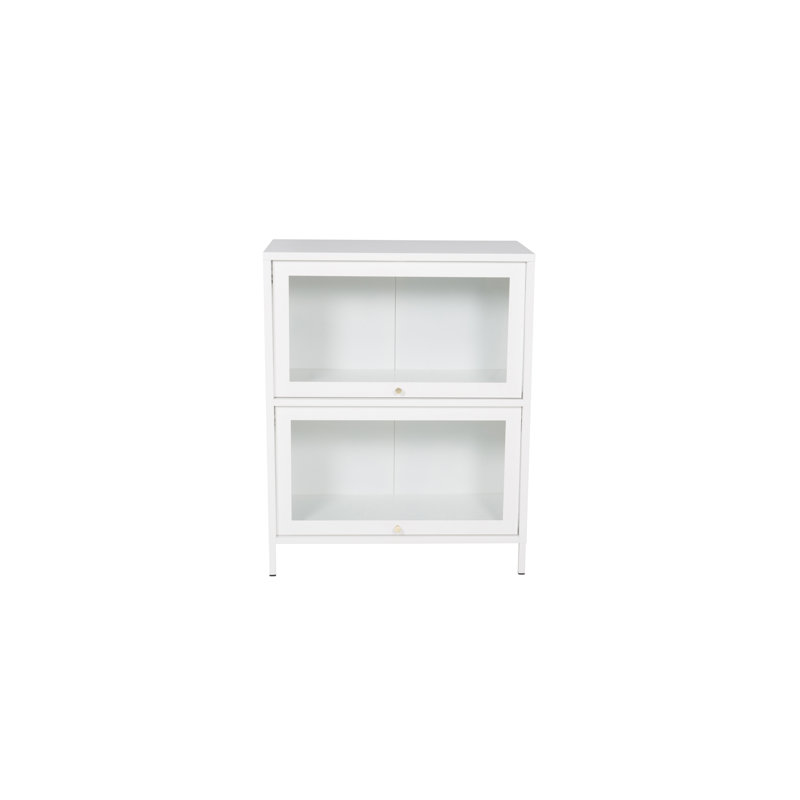 Isiah 80cm Wide Solid Wood File Cabinet, White
