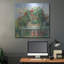 «Geranium Bench Crop» par Carol Rowan, art mural en métal Lark Manor ™-742710407