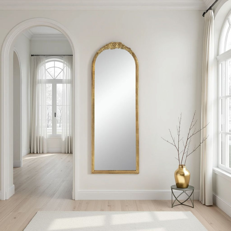 Miroir Langosta, 56 po x 19 po, Doré