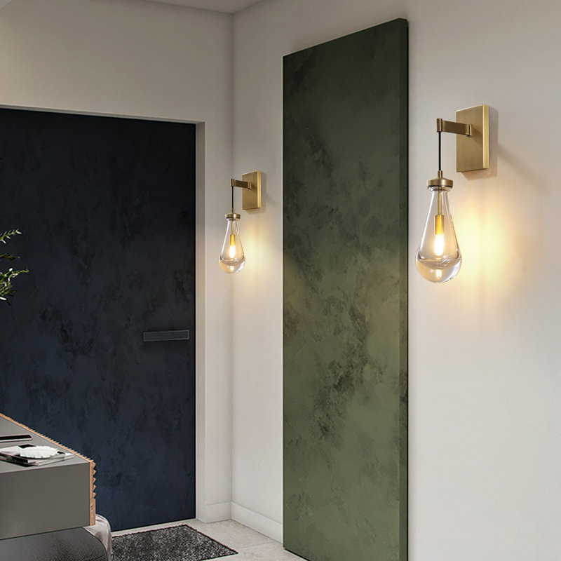 Applique murale Kymani Raindrop, Corde bronze