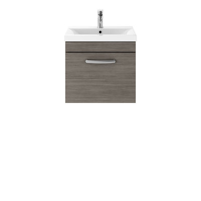 Athena 510mm Single Bathroom Vanity with Integrated Ceramic Basin