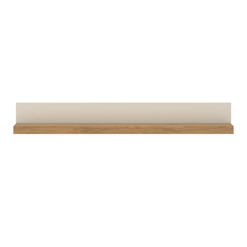 Plywood / Laminate Board Floating Shelf, 28 cm H x 194 cm L x 24.8 cm D