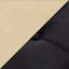 Banc de rangement, velours / métal doré - noir