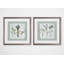 « pressed fleurs on shiplap », ensemble de 2 reproductions encadrées-27611530
