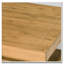 33.25" Bamboo Kitchen Island Cart on Wheels