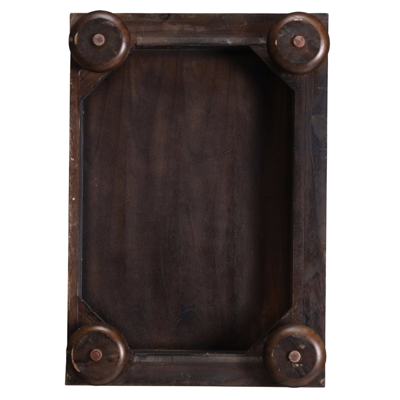 Cognac II Burnished Oak Wine and Bar Cabinet with Drop-Down Serving Door