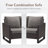 Ingvald 71.45" Wide Outdoor Wicker/Rattan U-Shaped Patio Sectional With Cushions-829019254
