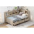 Twin Size Wood Daybed With Storage Shelves And 3 Drawers, Combining Comfort And Organization For Modern Living-42930611