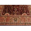 Tapis marron en laine noué à la main de conception unique 8 pi x 12 pi Natalle