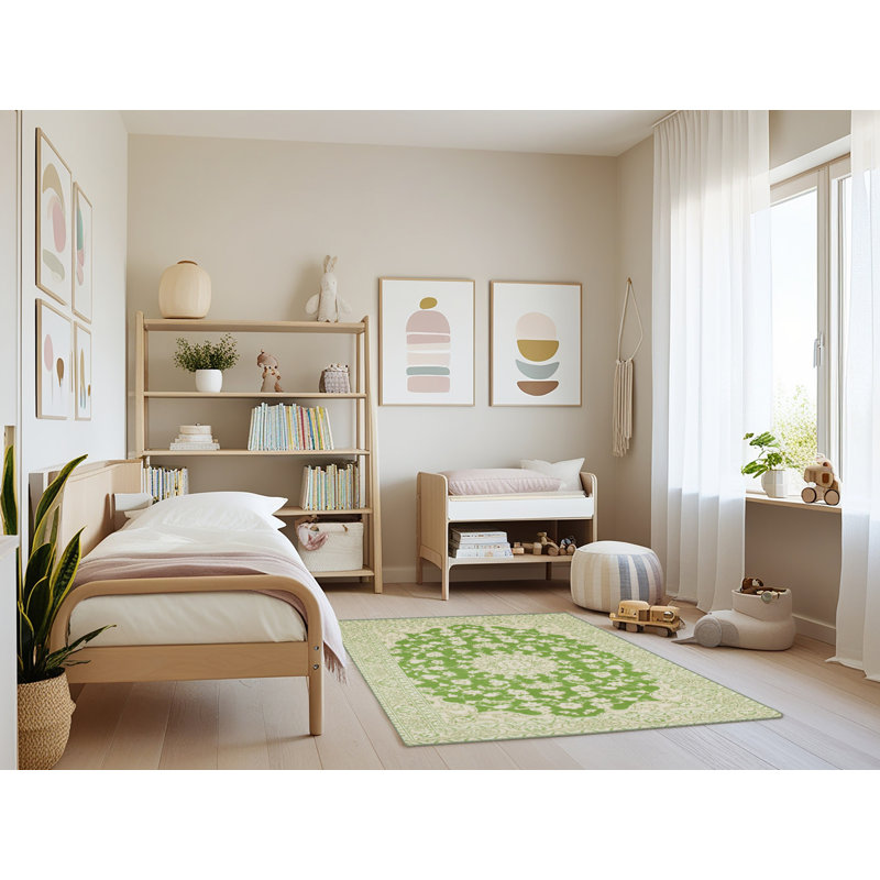 Durante Oriental Indoor Rug, Rectangle 4' x 6'