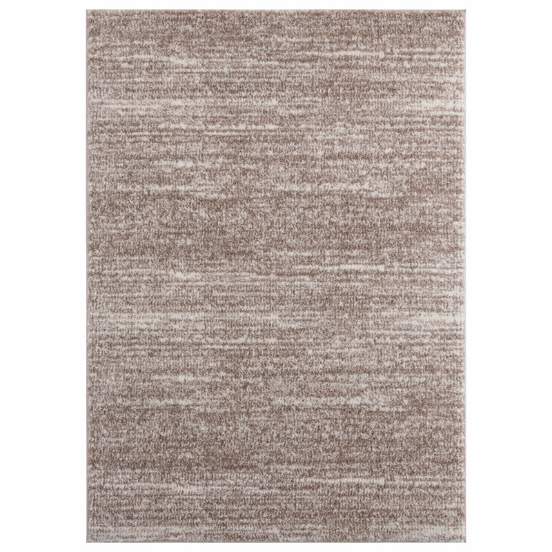 Tapis beige à poils longs Wadena, Rectangle 3 pi x 6 pi