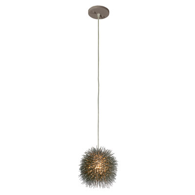 Urchin 1-Light Uber Mini Pendant - Painted Chrome