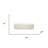 59" White Tufted Boucle Upholstered Bench