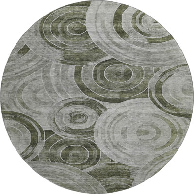 Premium Machine Washable Lubbers AMF1750 Geometric Rug