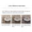 Modern microcrystalline stone round coffee table