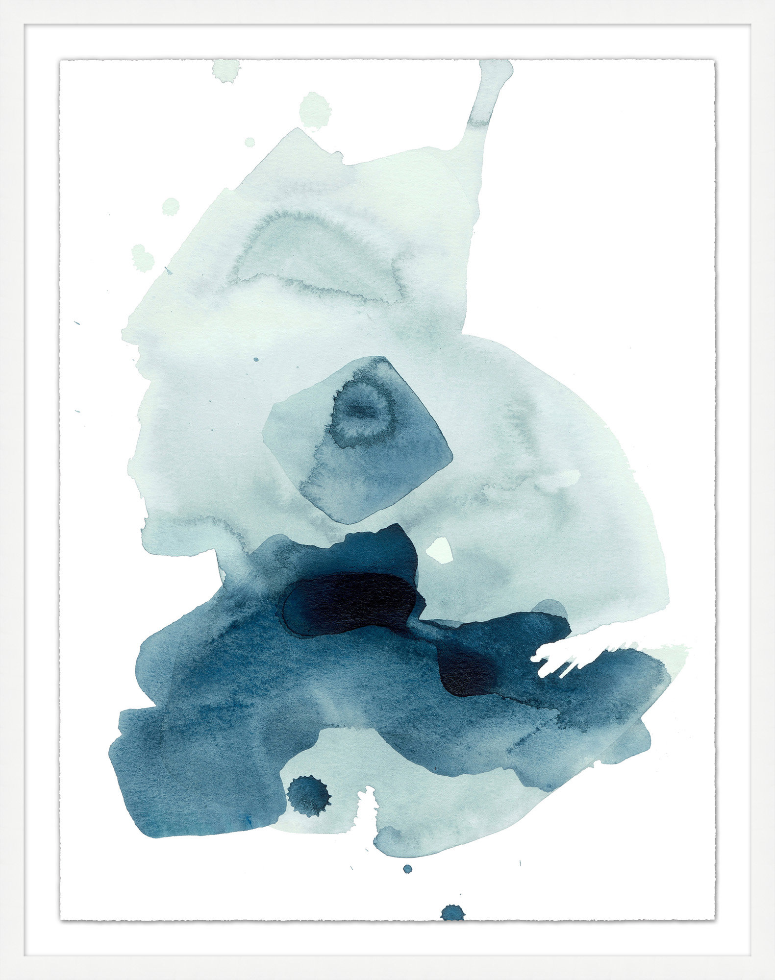 Wendover Art Group Puddle 1 - Shadowbox Painting on Paper - Wayfair Canada