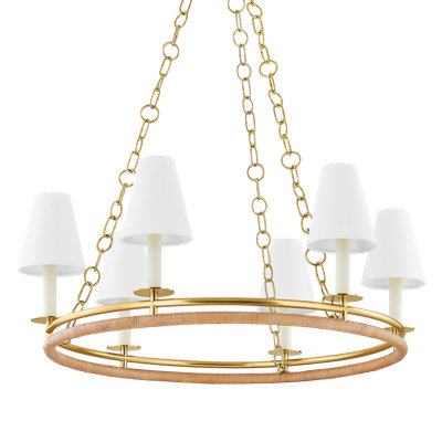 Lustre 6 lumières SWANTON