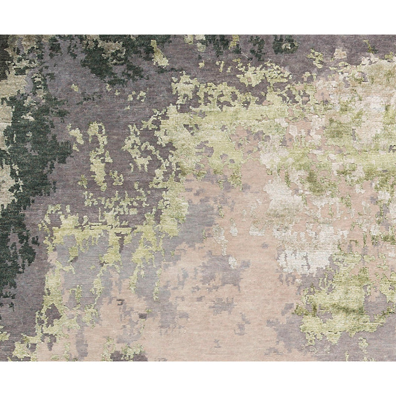 Area Rug in Gray, Rectangle 8' x 10'
