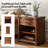 Elfine Traditional 28"W 1-Drawer Curved Front Solid End Table with Pull-out Tray-1330641075