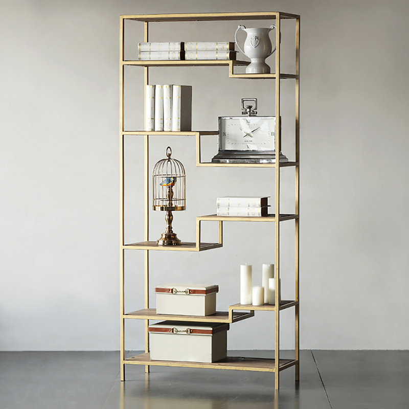 Kettering 215cm H x 98cm W Etagere Bookcase