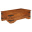 Table basse vidaXL mi-ferme en bois d'acacia massif