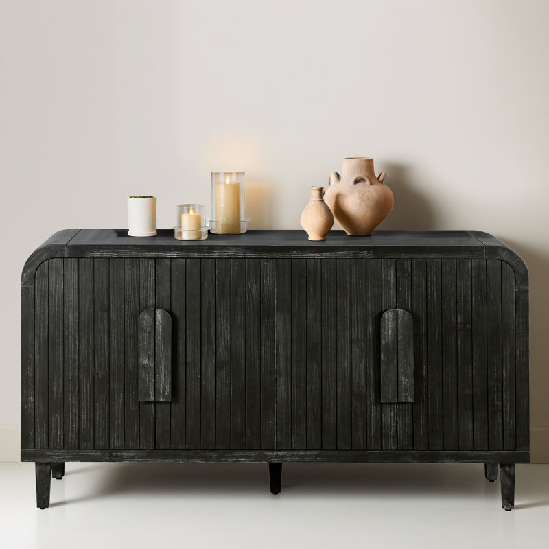 Springport 59.04'' Console Table, Antique Black
