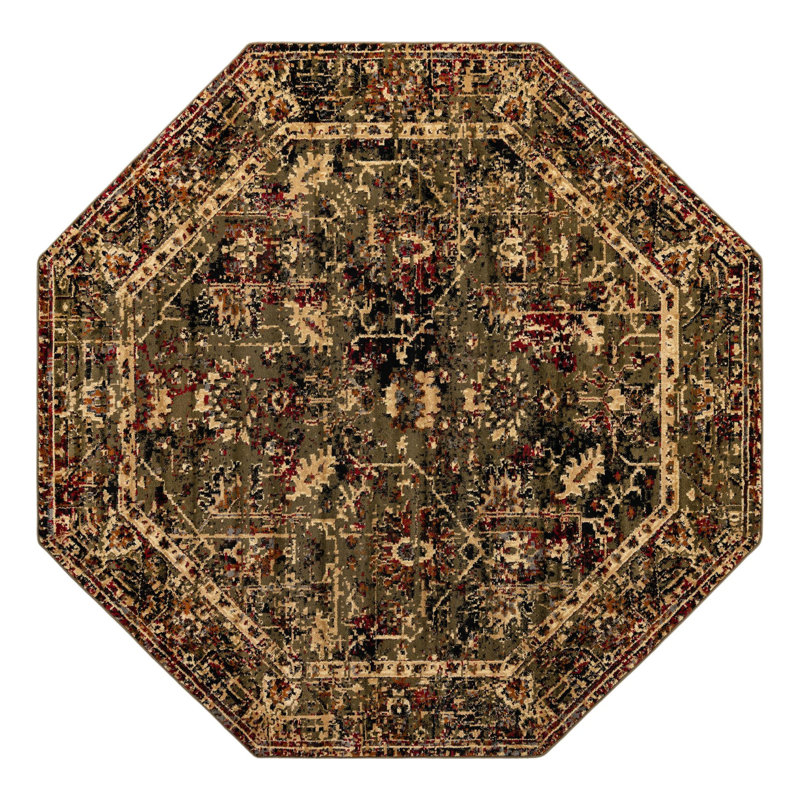 Alameda Geometric Indoor Rug, Octagon 7'10"