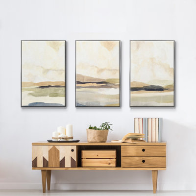 " Slate Movement I " 3 - Pieces