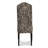 Manhattan Seating Upholstered Side Chair in Black/Beige