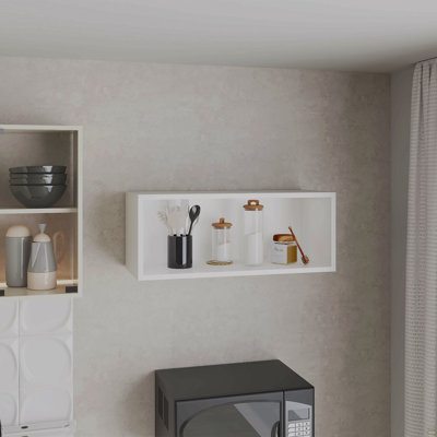 Table basse H 10,6 po, 1 tablette, 4 pieds
