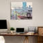 Citation artistique «Je n'aime pas faire des choses qui sont trop faciles». Toile tendue par Noel Clarke-104674595