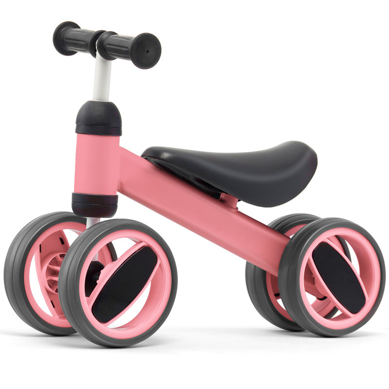Jouet d'équitation pour tout-petit Costway, Rose/noir