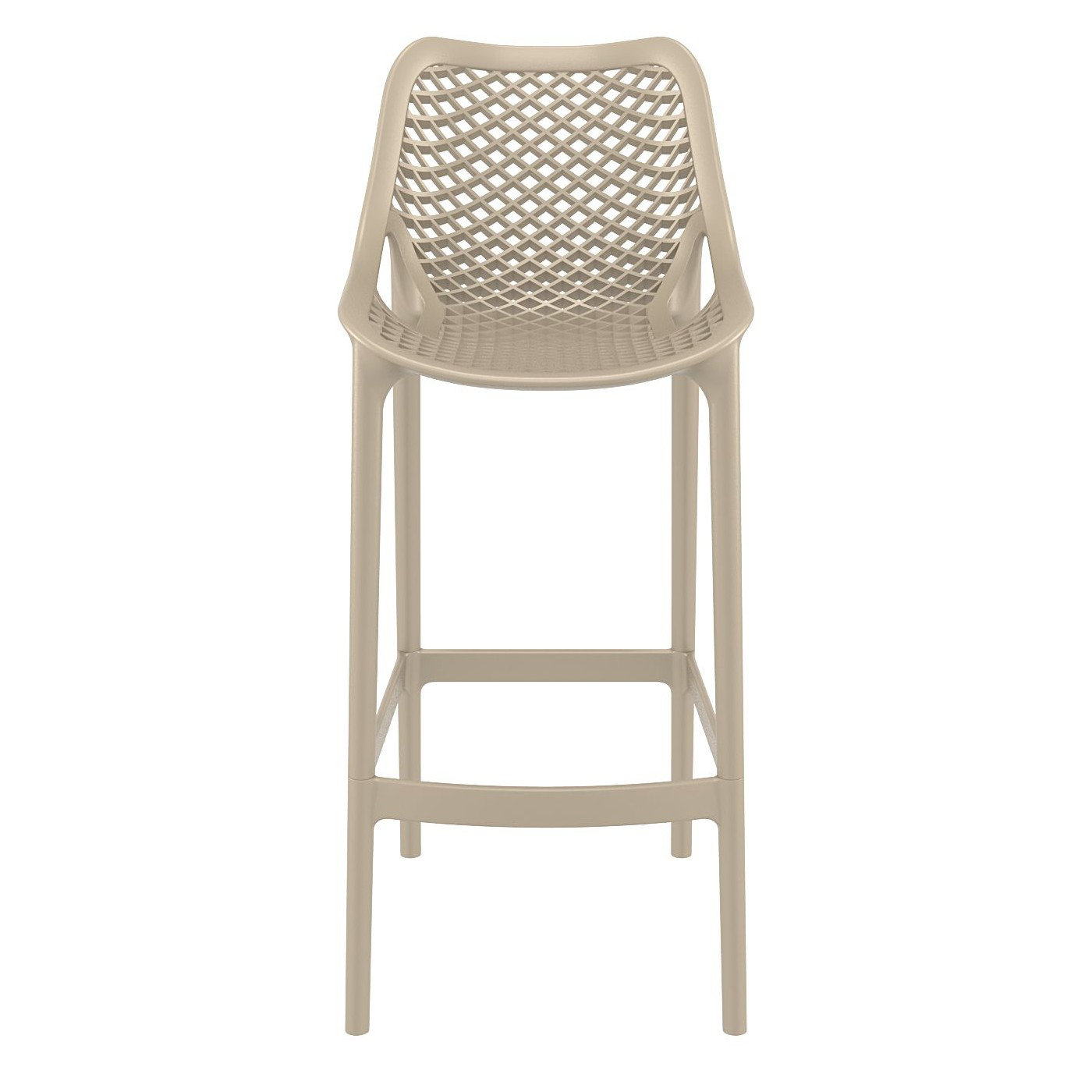Farrah Patio Bar Stool, Taupe, 29.5"