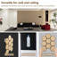 24 in. x  29 in. Acoustic White Oak Self-Adhesive Square Edge Decorative Wall Panelling (4-Pack)-117455222