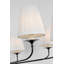 Knox Chandelier with Silk Pleated Shades-703335952-703335956-703335967