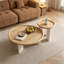 Ensemble de tables basses rondes pour petit appartement en bois-2133931629-2133931631