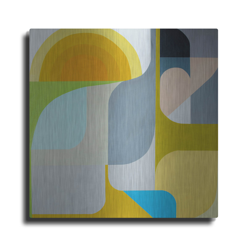 Ivy Bronx «The Sun Does Shine» par Marion Griese, art mural en métal, H 36 po x l 36 po
