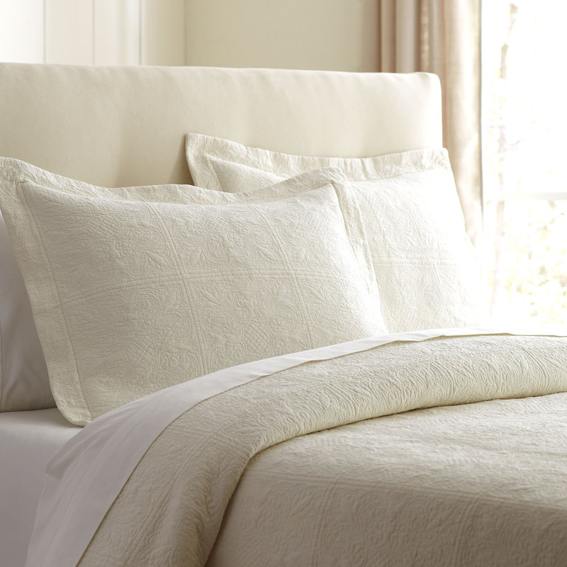 Terra Cotta Cotton Matelassé Standard Sham