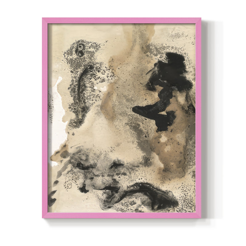 I See Them I Framed Print - Solid Wood, Pink, 11" H x 9" W