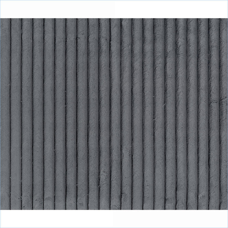 Fauteuil d'appoint sans accoudoirs gris anthracite, revêtement en velours côtelé avec rangement, sièges modernes pour salon, adultes
