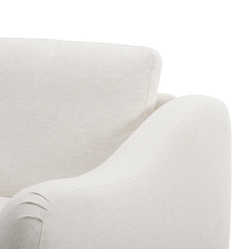 Crawford Recliner, Crypton Nomad Snow Polyester Blend